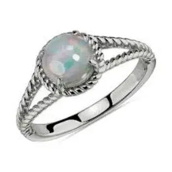 Silver Gemstone Rings